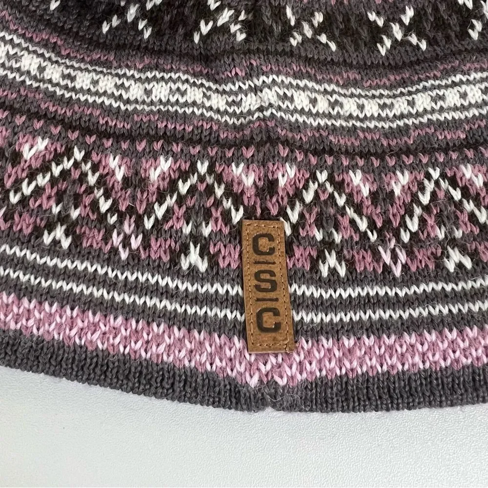 nwt COLUMBIA SPORTSWEAR COMPANY BEANIE WINTER HAT UNISEX Nordic Gray O/S Youth